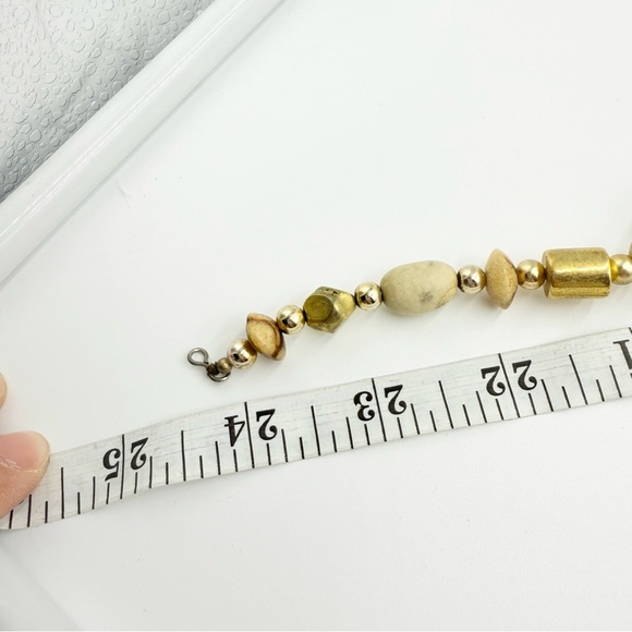 Himalayan Nepalese Indo Tibetan Chunky Beads MOP Agate Necklace - Picture 9 of 10